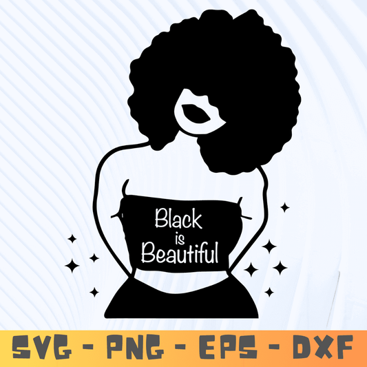 Afro Black is Beautiful SVG – Melanin Magic Cricut Cut File