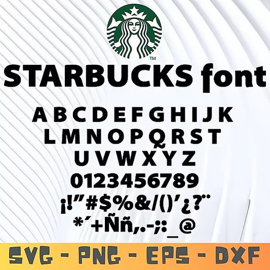 starbucks Font and logo, Mugs svg designs , starbucks svg fonts