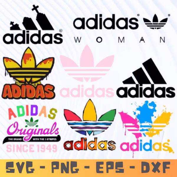 Adidas Custom Logo SVG | Sporty Cricut File for DIY Projects
