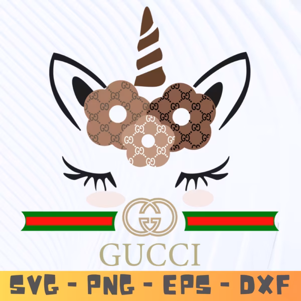 Glam Unicorn SVG | Gucci Inspired Cute SVG for Shirts & Crafts
