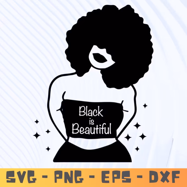 Afro Black is Beautiful SVG – Melanin Magic Cricut Cut File
