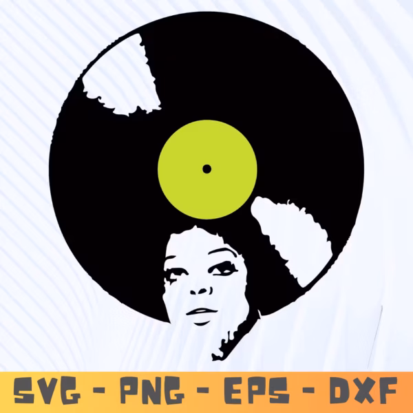Melanin Power SVG | Afro Hair Logo Design for Sublimation